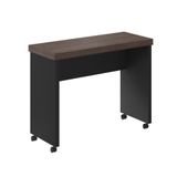 Mesa De Com Rodizios Towel Freijo Preto