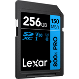 Cartão Sdxc 256gb Lexar Blue Pro 800x 4k 150mb/s Uhs-i V30 U3 Classe 10