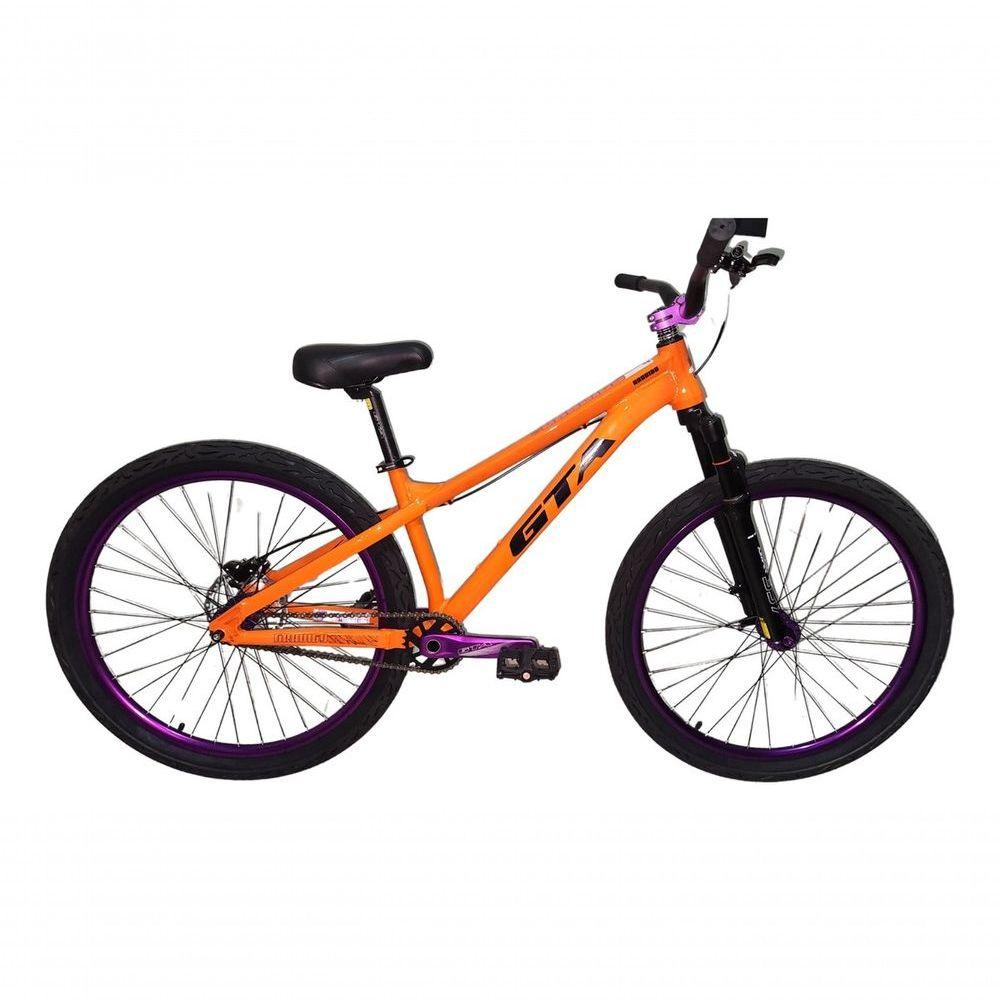 Bicicleta 26 Gta Gravity Cor Laranja Freeride Single Cubo K7