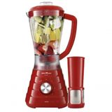 Liquidificador Britania Gourmet Ellegance 900w 2.4l Vermelho 110v