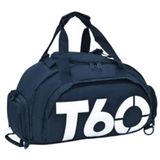 Bolsa De Viagem Academia Fitness 35l Esportiva Em Fibra Sintetica 48cm Azul Escuro