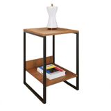 Mesa De Cabeceira Aço Ferro Metal Robusta Estilo Industrial Cm-01