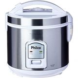 Panela De Arroz Philco Faz 6 Xicaras Inox 400w 220v Branca