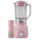 Liquidificador Britania All Pink Turbo 1000w 4 Velocidades Jarra 2.6l 110v