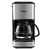 Cafeteira Eletrica Philco Faz 32 Xicaras 750w - Inox-preta 220v
