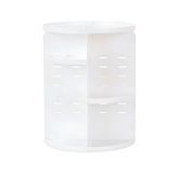 Organizador Porta Maquiagem Giratório 360 Ajustável Multifuncional Cor:branco