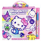 Caderno De Esboços Horizon Group Usa Hello Kitty Com Caneta De 20 Folhas
