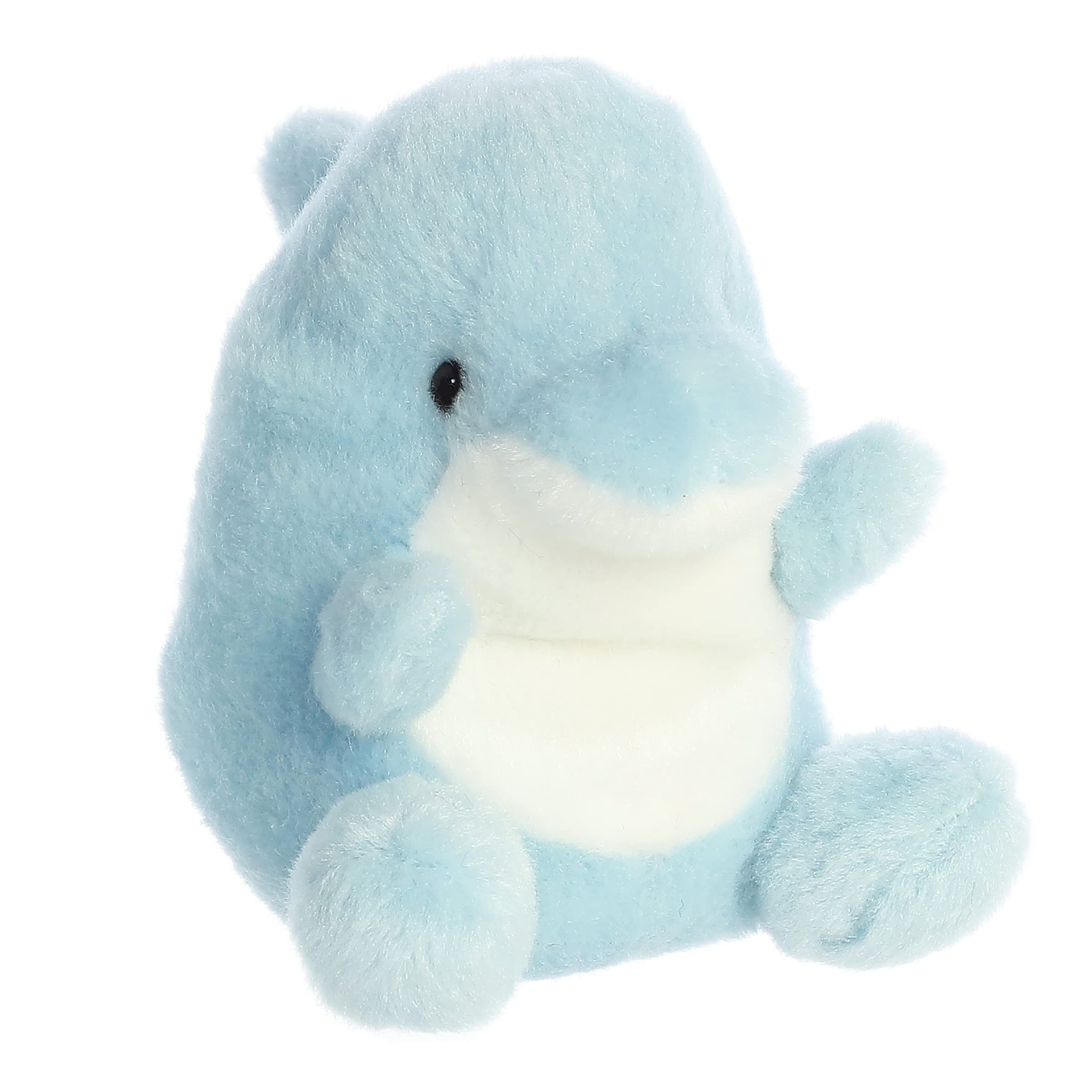 Bicho De Pelúcia Aurora Adorable Palm Pals Clicks Dolphin Blue