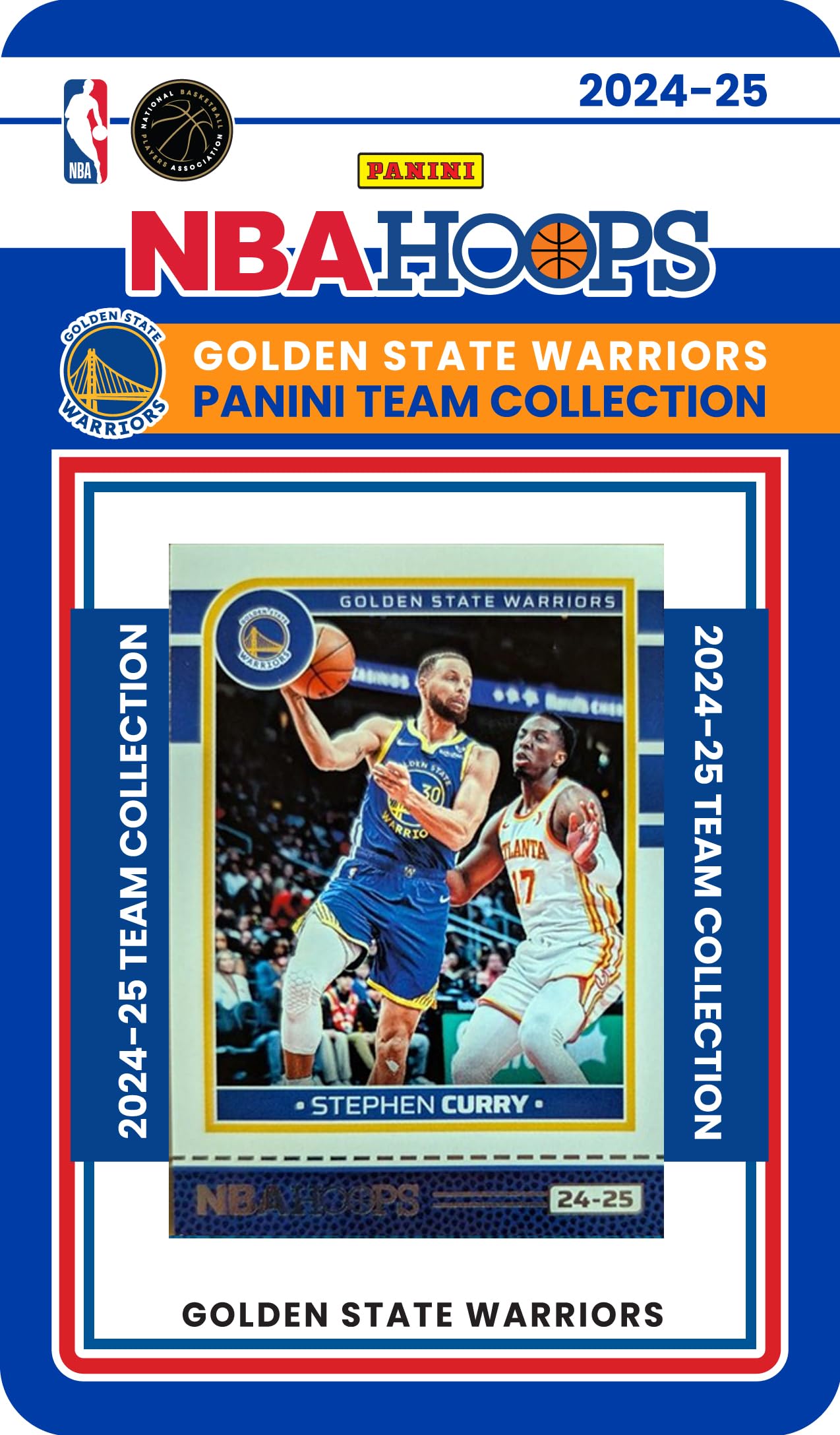 Conjunto De Cartas De Basquete Panini Hoops 2024-25 Nba Golden State