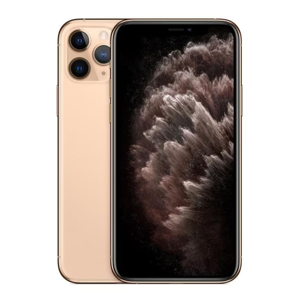 Usado: Iphone 11 Pro Max 64 Gb Ouro - Excelente