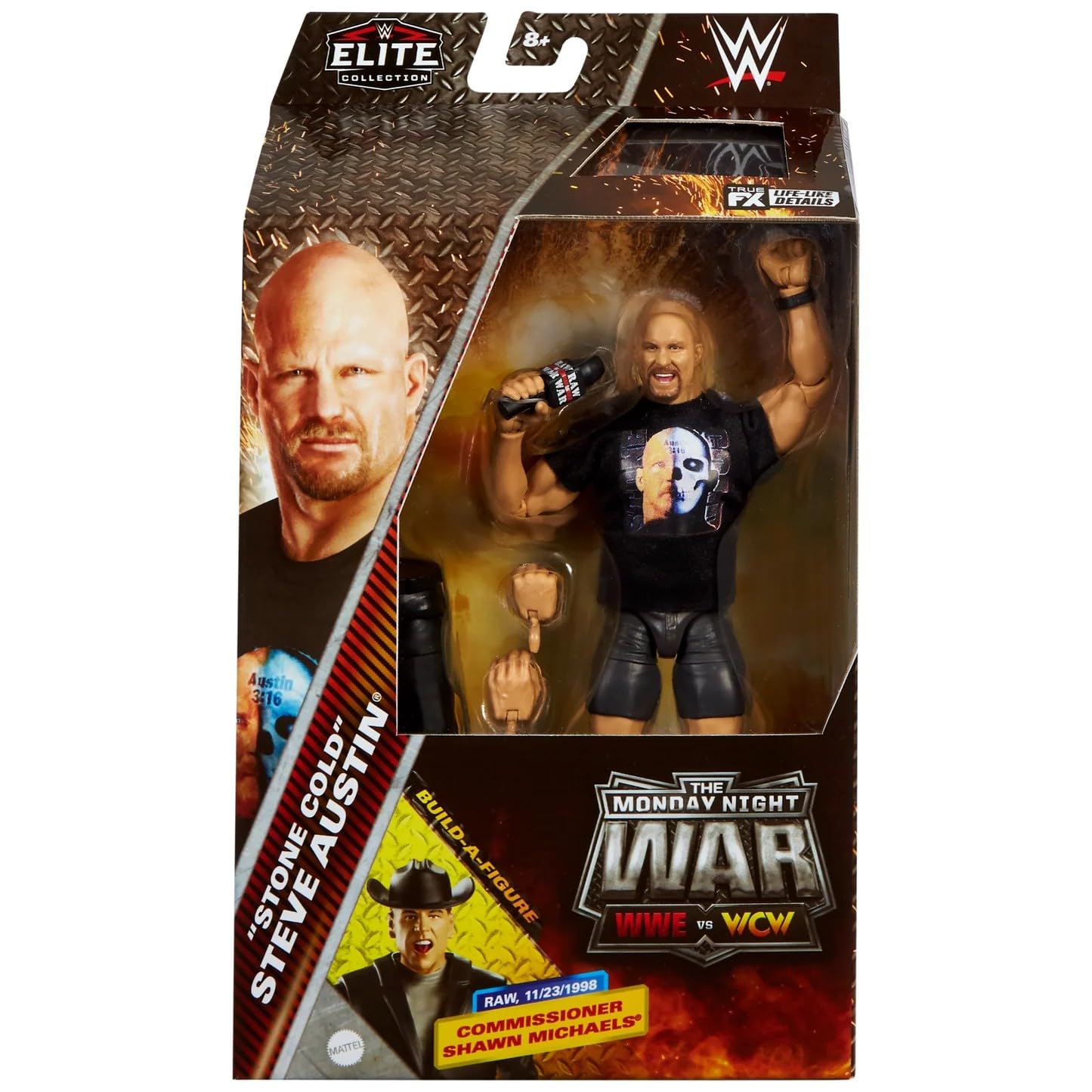 Boneco De Ação Wwe Monday Night War Elite Stone Cold Steve