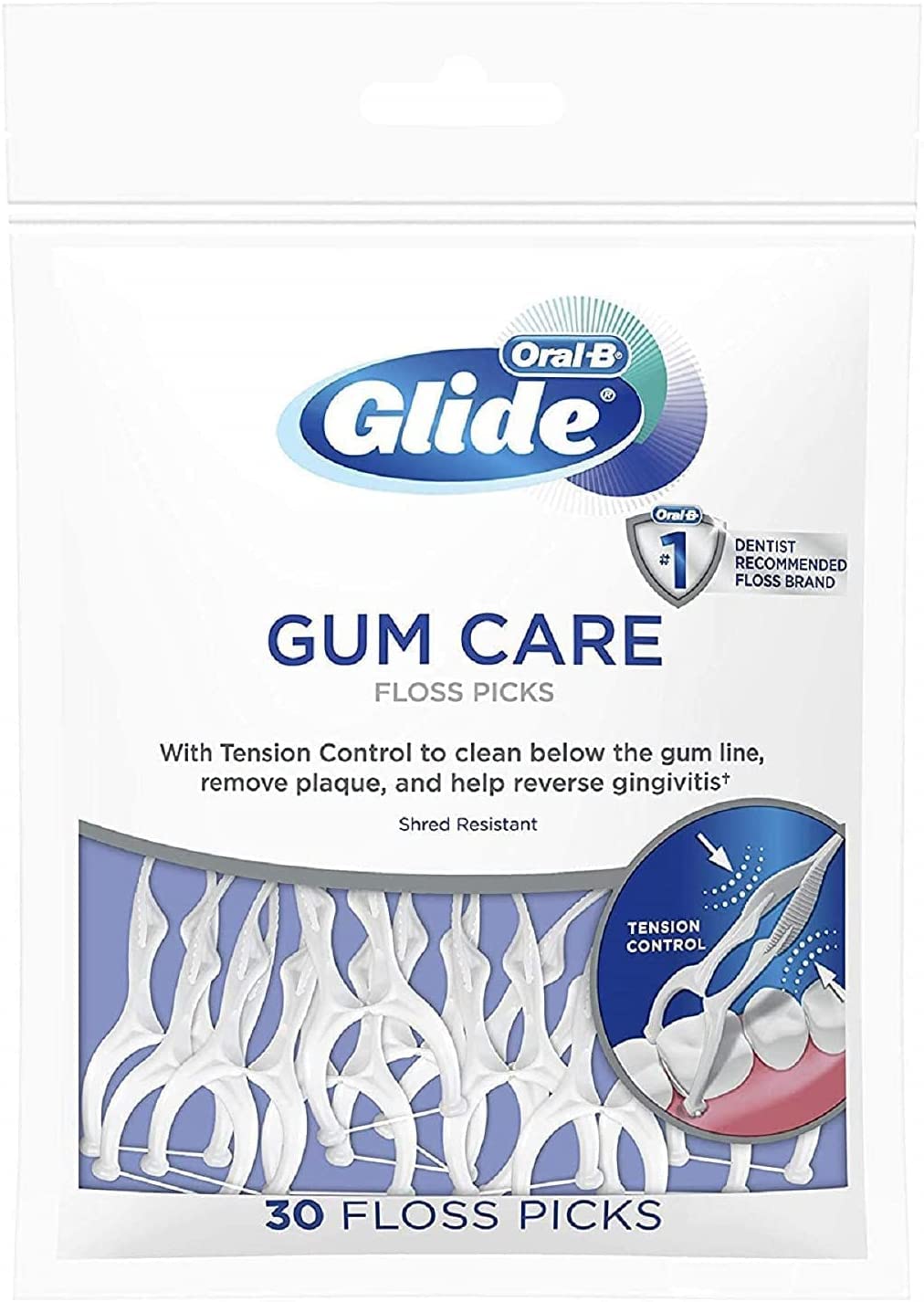 Floss Picks Oral-b Glide Pro-health Advanced 30 Unidades