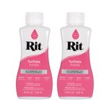 Líquido Multiuso Dye Rit, 240 Ml, Pacote Com 2 Unidades, Fúcsia