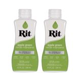 Corante Líquido Rit Dye Multiuso, 240 Ml, Verde Maçã, Pacote Com 2