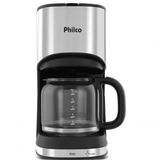 Cafeteira Philco Compact Black Inox 550w 15 Xicaras 110v