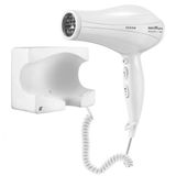 Secador De Cabelo De Parede Britania 2000w Luxx White 110v