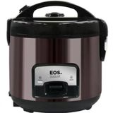 Panela Eletrica De Arroz Eos 110v 700w Faz 10 Xicaras Black Platinum