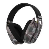 Binnune Bw06 Headset Gamer Sem Fio Ps5 Ps4 Pc Camuflado