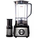 Liquidificador Mondial 1000w Luxx Line 3l Inox Preto 110v
