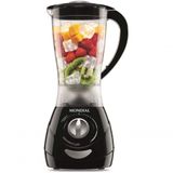 Liquidificador Mondial Power Com 3 Velocidades Preto 500w 220v
