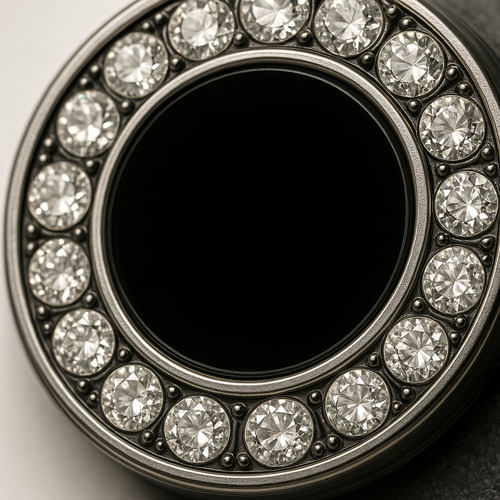 Película Lente P/ Poco X6 Pro Câmera Strass Preto Pedrinhas