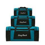 Kit 3 Bolsas Sacolas De Viagem Esportiva Tamanhos Verde Água