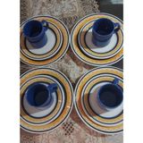 Jogo De Jantar Oxford Floryee 12 Pc Ceramica Alto Brilho