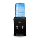 Bebedouro Industrial De Mesa Galão Frisbel 10 Litros 2 Torneiras Geladas Black - 110v