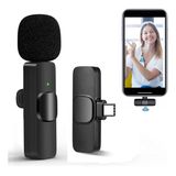 Microfone De Lapela Sem Fio Tipo C – Perfeito Para Vídeos