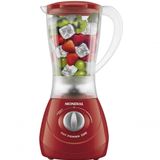 Liquidificador Mondial 2 Velocidades 550w 2l Compact Juice Vermelho 220v