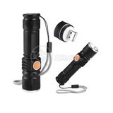 Mini Lanterna Led Tática Lápam Recarregável Usb Com Longo Alcance Portátil Para Acampar