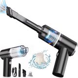 Aspirador De Pó Portátil Sem Fio, Mini Limpador 3 Em 1, Multifuncional, Soprador Para Casa E Carro, Recarregável, Ideal