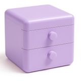 Mini Gaveta De Armazenamento Organizadora - Roxo