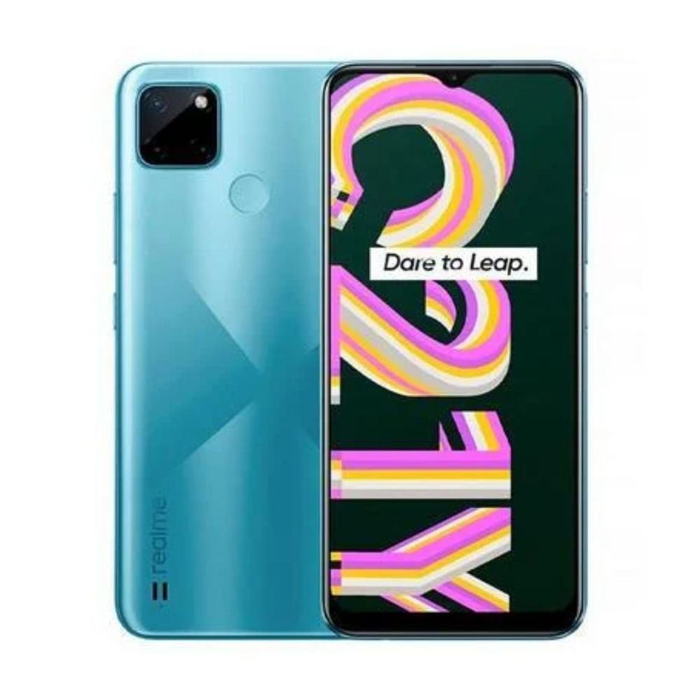 Usado: Realme C21-y 64 Gb Azul - Muito Bom