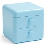 Mini Gaveta De Armazenamento Organizadora - Azul