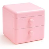 Mini Gaveta De Armazenamento Organizadora - Rosa