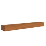 Rack Suspenso Para Painel Ou Tv Até 75 Polegadas 3 Portas 1,54m Egeo Edn