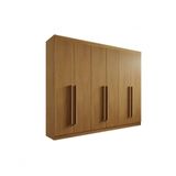 Roupeiro 6 Portas 6 Gavetas Sem Pés Da Vinci Plus - D&#39; Doro Cinamomo