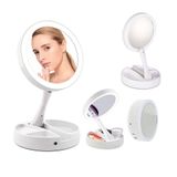 Espelho De Mesa Maquiagem C/ Luz Led Rotação 360 Camarim
