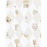 Papel De Parede Enzo Circo Bege 282-3
