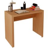Mesa Para Escritório Escrivaninha 90 Cm Amêndoa