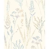 Papel De Parede Time Floral Metalizado Ui3205