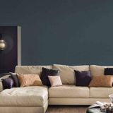 Papel De Parede Antigua Aspecto Têxtil Azul 390979ag