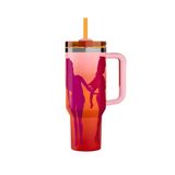 Copo Inox 1,18 Litros Personalizado Barbie Twist &#39;n Turn