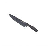 Faca Chefe Inox Antiaderente Preto 8 Mimo Style Ac21050