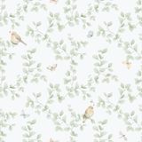 Papel De Parede Enzo Folhagem Azul 284-3