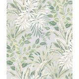 Papel De Parede Time Folhagem Azul Tj3212