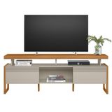 Rack Até 70&#39; Pé Com Moldura Leicester Nature Off-white
