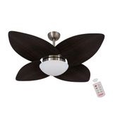 Ventilador De Teto Dormamu Bronze 4 Pás 110v Com Controle