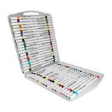 80 Canetinhas Escolar Profissional 1°linha Touch Cores Acrilic Maker